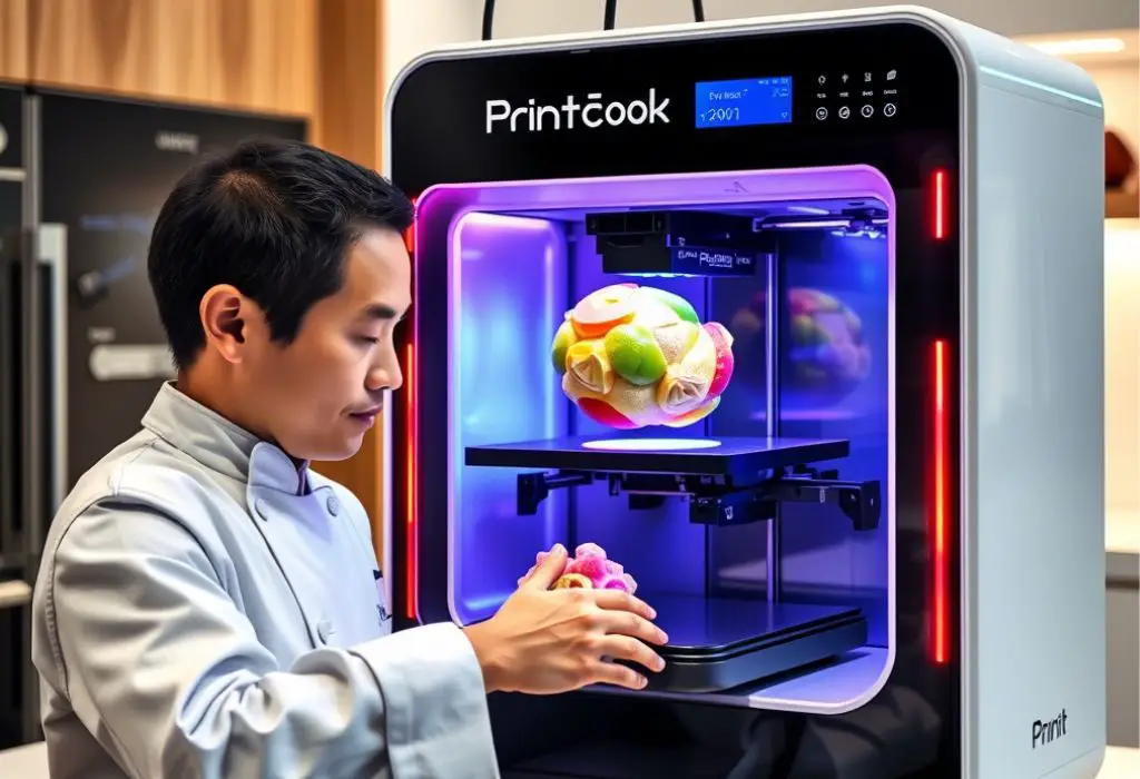 Impressora 3d de comida
